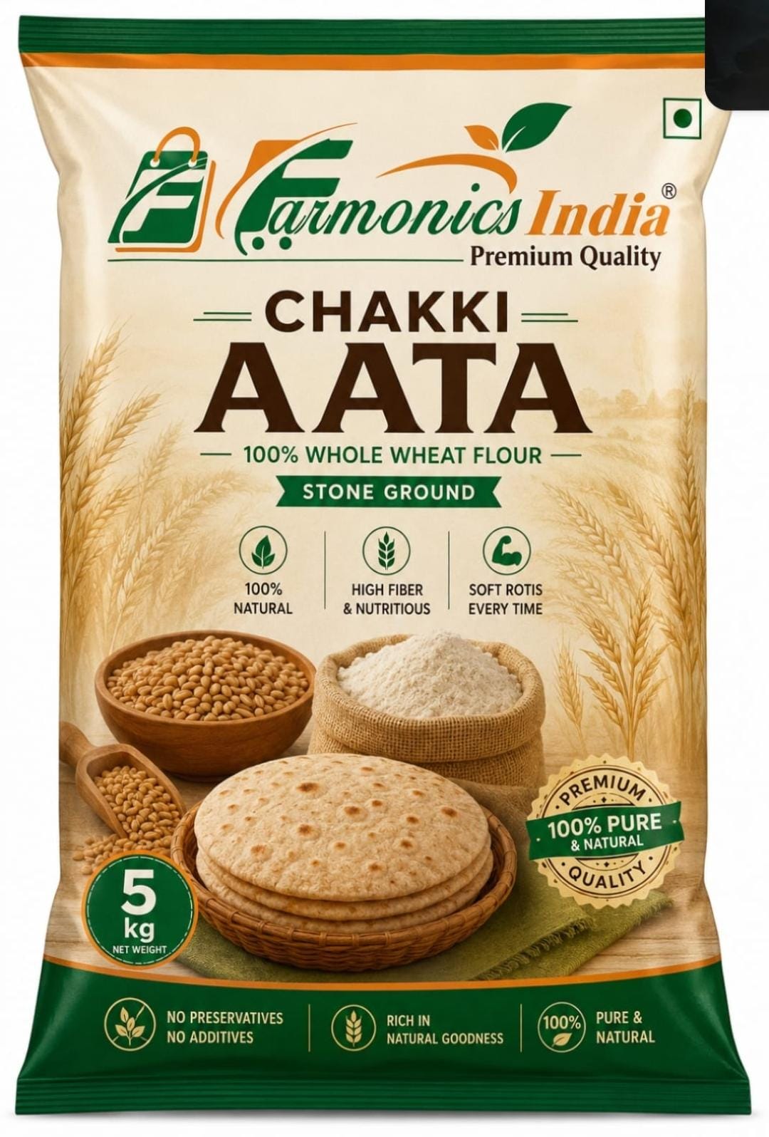 Farmonics India Chakki Atta